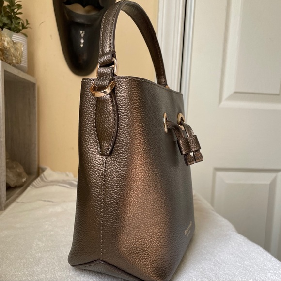 kate spade Eva Bucket bag satchel removable adjustable crossbody small/mini ash - Picture 12 of 15